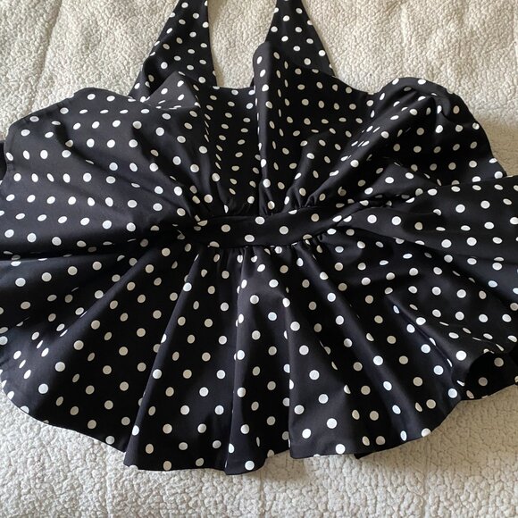 ZARA polka dot mini dress XL NWT - Picture 6 of 9